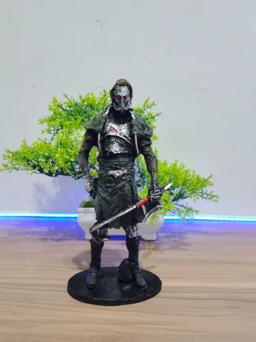 BONECO KABAL MORTAL KOMBAT COLECIONAVEL EM RESINA 
