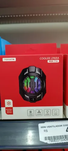 Mini ventilador cooler para celular