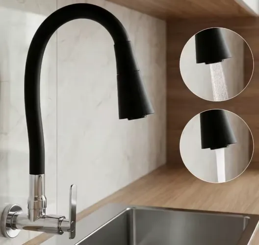 TORNEIRA GOURMET FLEXÍVEL PARA COZINHA NOVA