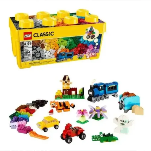 Lego Classic Caixa Média De Peças Criativas; 484 Peças Em 35 Cores