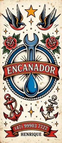 Encanador ainda hoje em sua casa 