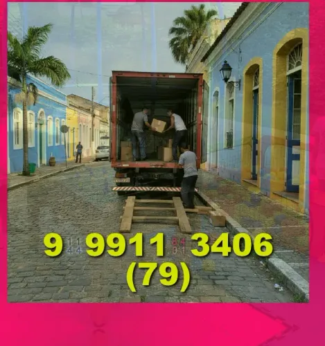 Frete pelo Centro, Aracaju, Atalaia, Bugio e Gragoatá! Transporte rápido e seguro!
