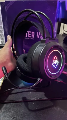 Headset Gamer Mancer Creat V2 Rainbow com Microfone Integrado