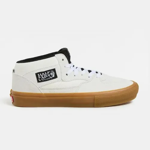 Tênis Vans Skate Half Cab Antique White Gum Unissex.