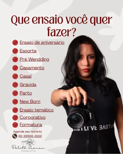 Ensaios fotográficos e Cobertura de Eventos 