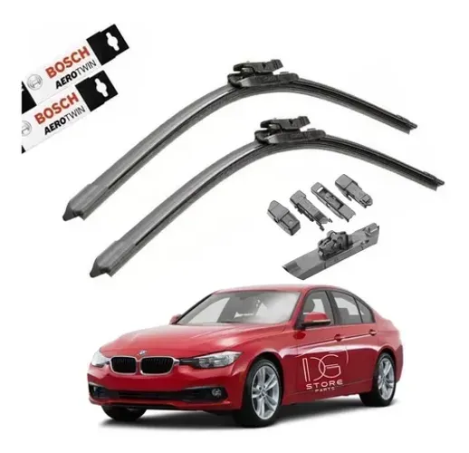 Palhetas Limpador Bosch Bmw 320 2014 A 2019 Aerotwin - Premium 24' 19'
