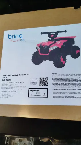 Quadriciclo infantil Rosa