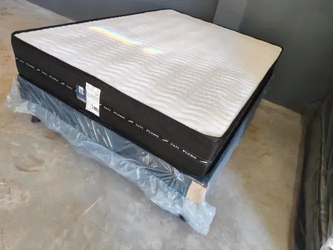 Cama Box Casal Colchão Molas Ensacadas + Entrega Grátis