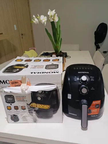 Air Fryer 4l Mondial AFN-40-PI FRITADEIRA ELÉTRICA MONDIAL fAMILY 11O V