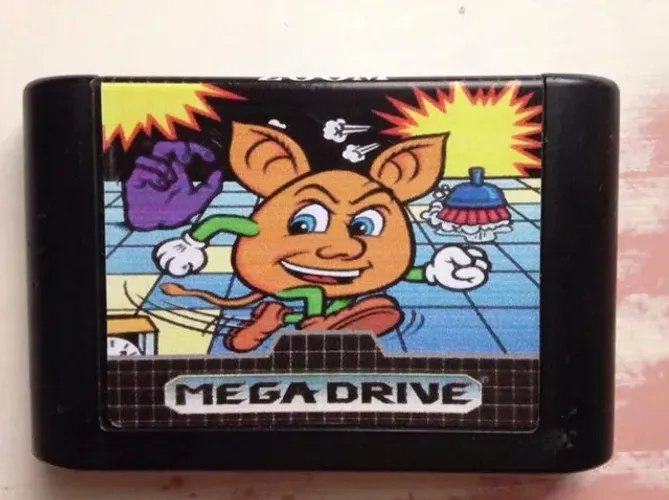 Mega Drive Sega Tec Toy Jogo Zoom Ótimo Estado