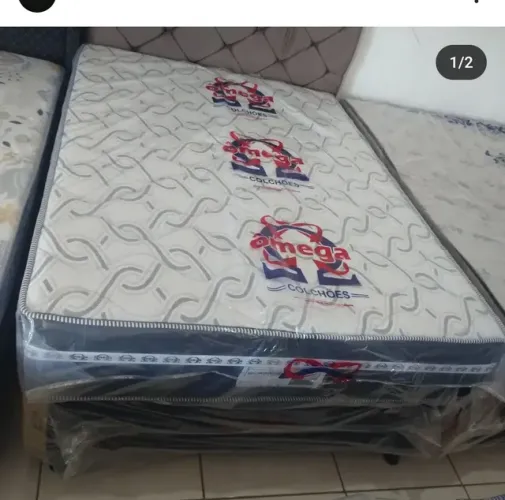 CAMA E COLCHÃO MOLAS ENSACADAS QUEEN ,NOVO