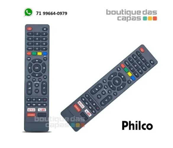 Controle Remoto Smart Tv Philco 4k Tecla Netflix Globo Play VC-A8267