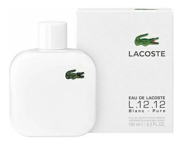 Perfume Importado Lacoste blanc pure 100ml 