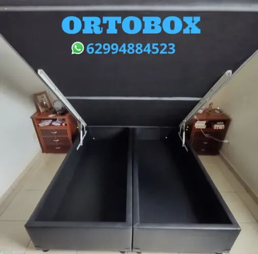 Cama Box Baú Queen Size blindado e reforçado