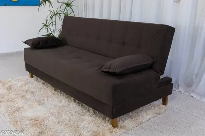 Sofá Cama Casal marrom Ipanema - Conforto e praticidade!