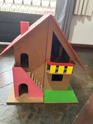 casinha dobravel com moveis