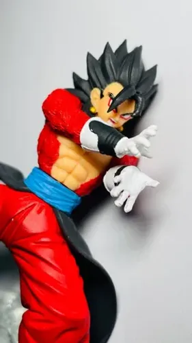 Dragon Ball Gashapon - Vegetto Xeno Ssj4 - miniatura altura 6 cm / anime / mangá / boneco