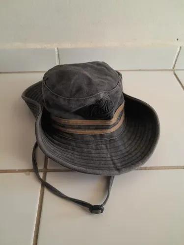 Chapéu de Sol Cinza Vintage - Unissex