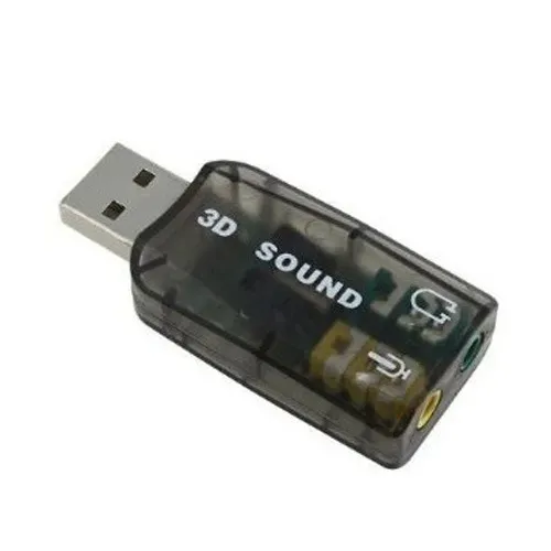 Placa De Áudio Externa Usb Som 5.1 Pc Notebook wpp:43. *