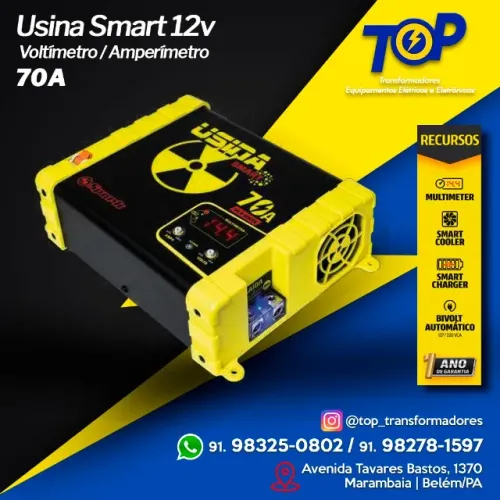 Fonte Usina Smart 12v 70a