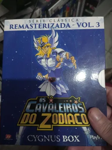 Cavaleiros do zodíaco Blu Ray cygnus box original playarte
