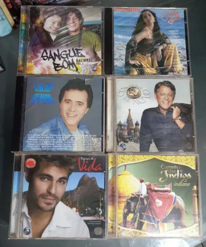 Lote De Cds De Novelas Globo Com 24 Álbuns 