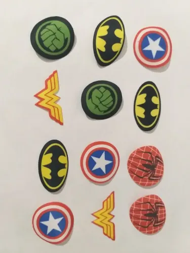 24 Patch Aplique Termocolantes Liga da justiça