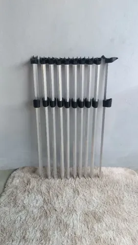 Espera para vara de pesca de praia