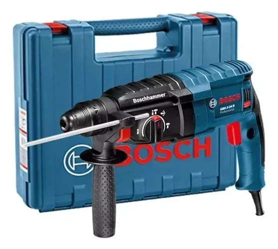 Martelete Perfurador Bosch Gbh 2-24d 820w Com Maleta