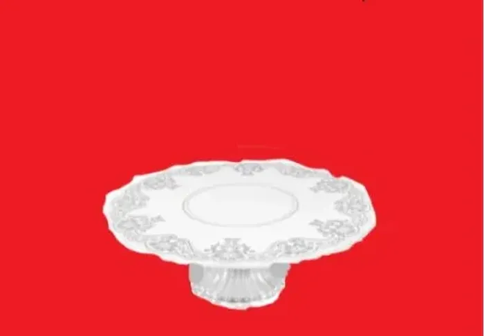 Prato De Bolo Ornamento De Vidro