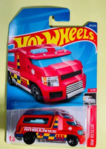 Hot Wheels HW Rapid Response 205/250 - HW Rescue - 5/10 - miniatura carrinho carro