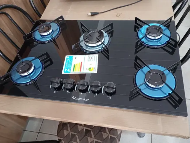Fogão Cooktop 5 bocas. Parcelo no cartão e entrego em Anápolis.