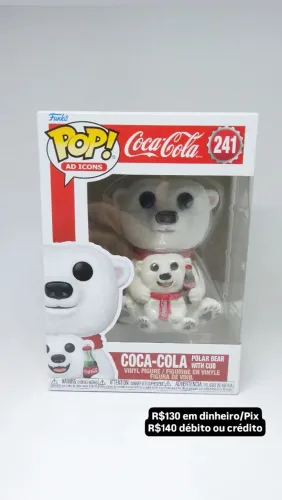 Funko Pop! Coca-Cola Polar Bear com Cub