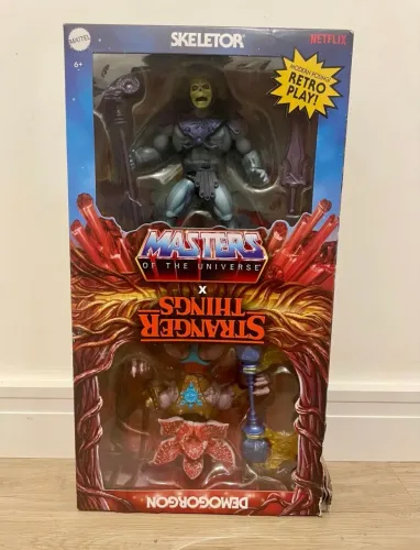 Bonecos Stranger Things X Masters of the Universe
