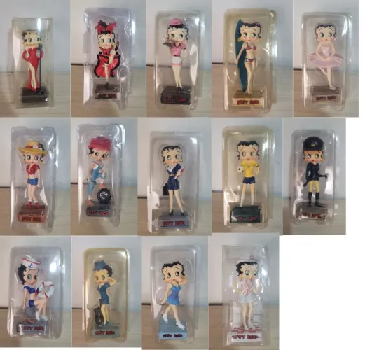 Coleção de miniaturas Betty Boop - LEIA A DESCRIÇÃO