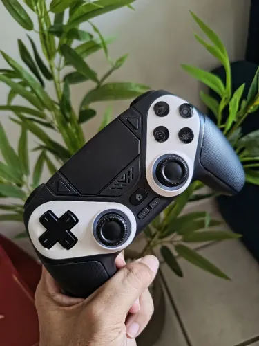 Controle PS5 hall effect e Paddles preto 