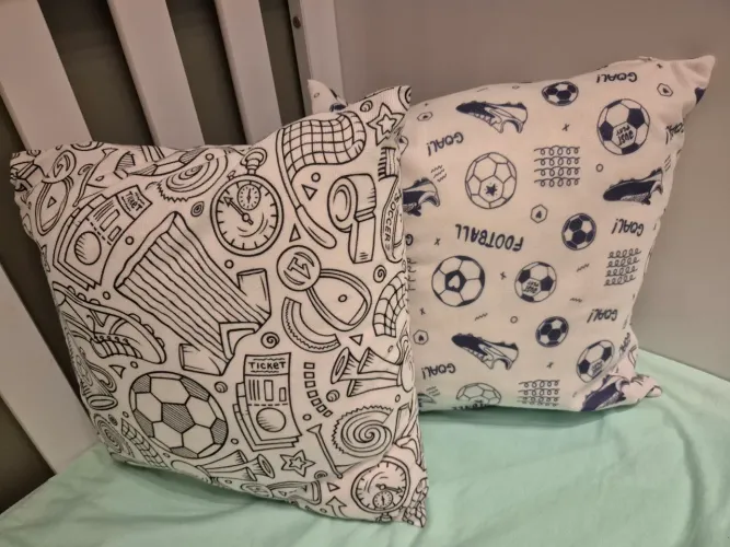 Capa de Almofadas Decorativas Futebol