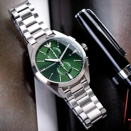 Relógio Emporio Armani Verde Masculino Primeira Linha