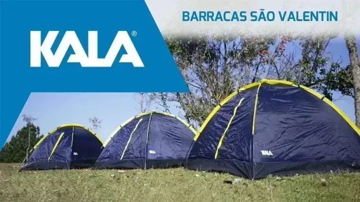 Barraca De Camping 3 Pessoas Verde Impermeável C/ Bolsa kala