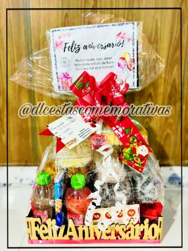 cestas de café da manhã - aniversário e presente