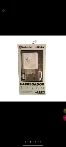 Carregador de celular turbo