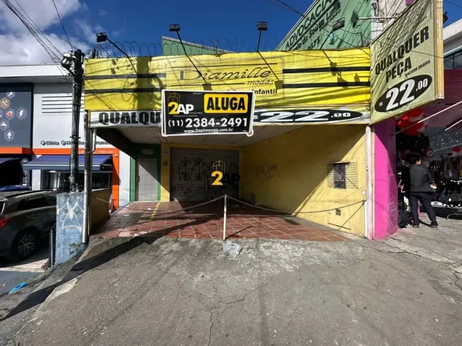 Salão Comercial para Locação com 90m2 por R$ 8.000,00 no Capão Redondo : 1 sala, 1 banheir