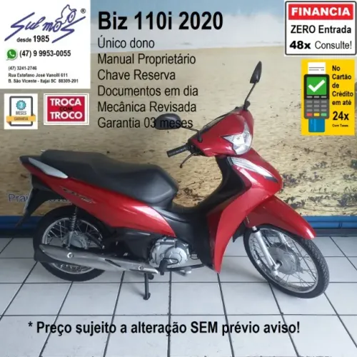 Biz 110i 2020 # Garantia Total 03 meses # ZERO entrada até 48. Consulte!