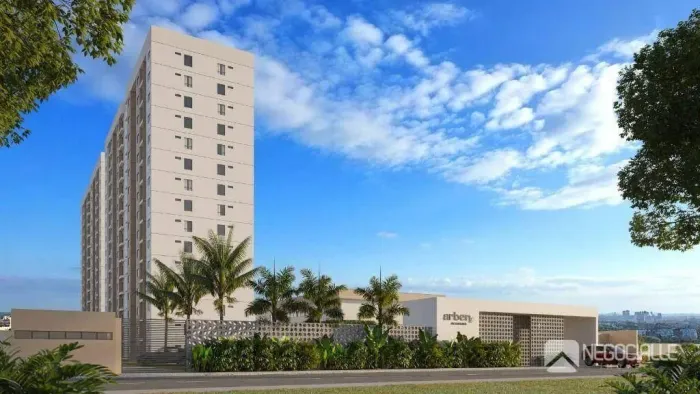 Apartamento com 2 dormitórios à venda, 42 m² por R$ 218.000,00 - Dinamérica - Campina Gran