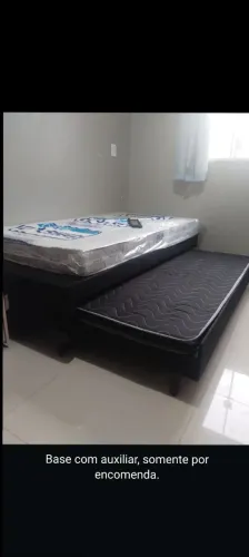 Base com auxiliar sob medida e  colchão D33