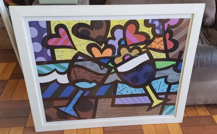 Quadro Decorativo Romero Britto