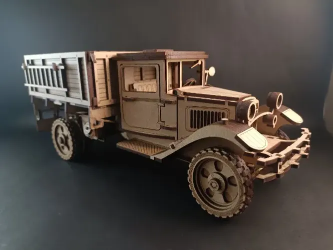 Miniatura Camioneta em MDF