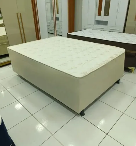 Cama De Casal Espuma Direito Da Fábrica Mais Garantia 
