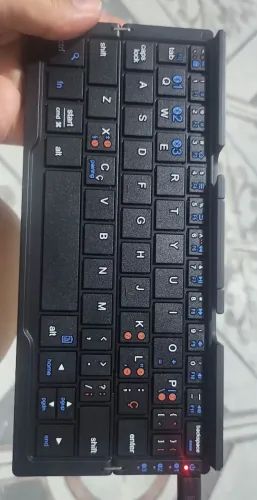 Teclado Bluetooth Dobrável Portátil