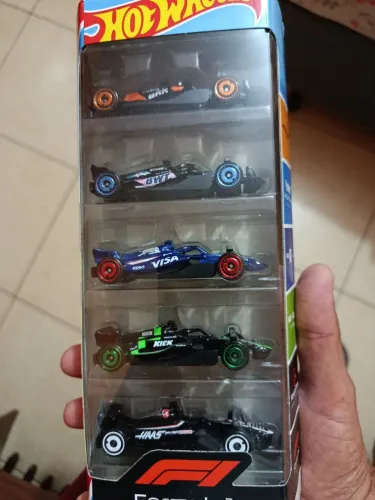 Pack F1 Hot Wheels.